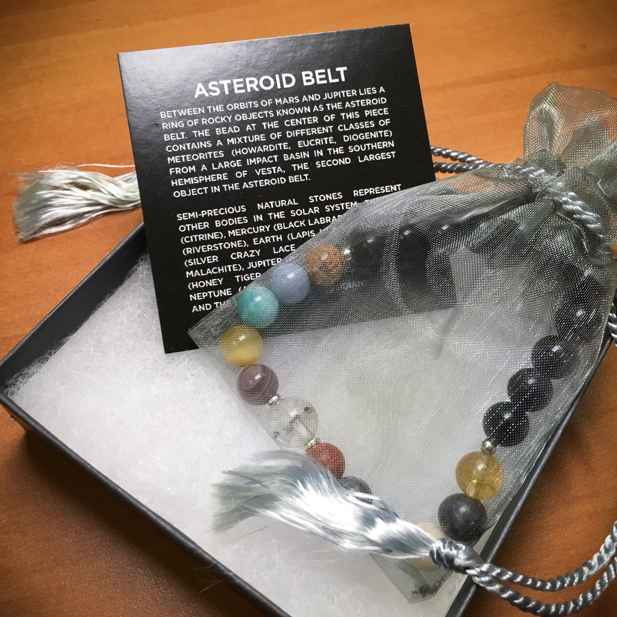 Asteroid Belt Solar System Bracelet